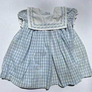 Vintage Heirloom Strasburg Smock Sailor Dress